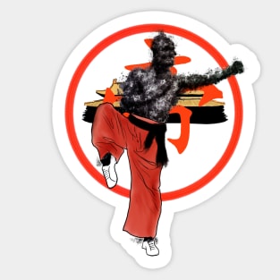 Martial Arts Shadow Warrior Sticker